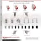 Service Caster 3.5 Inch 316SS Red Polyurethane Swivel Bolt Hole Caster Set with Lock Brake SCC-SS316BHTTL20S3514-PPUB-RED-4 - alternate 2